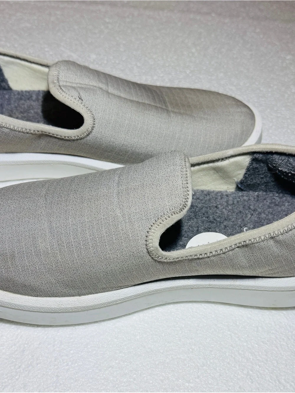 Allbirds Women's Wool Lounger Pewter Grey (Blizzard) Removable Sole Size US 8